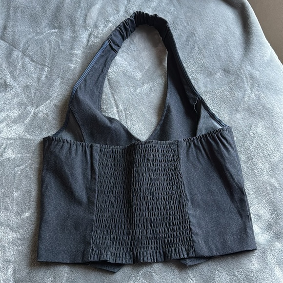 Navy Blue Vest Women’s Size L - Picture 2 of 3